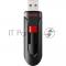 Флешка USB Sandisk CZ600 Cruzer Glide (SDCZ600-128G-G35), 128Gb, USB 3.0, R/W 100/20, черный