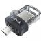 Флешка USB SanDisk DD3 Ultra (SDDD3-032G-G46), 32Gb, USB 3.0/microUSB, R/W 130/30, черный