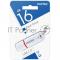 Флешка USB SmartBuy Crown white (SB16GbCRW-W), 16Gb, USB 2.0, R/W 15/5, белый/красный