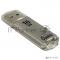 Флешка USB SmartBuy V-Cut Silver (SB16GbVC-S), 16Gb, USB 2.0, R/W 25/15, серебристый