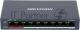 Коммутатор Hikvision DS-3E0109P-E/M(C), 8×100 Мбит/с PoE+ + 1×100 Мбит/с, неуправляемый
