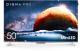 Телевизор QLED Digma Pro 50 Mini LED 50Q Google TV Frameless серебристый/серебристый 4K Ultra HD 144Hz MEMC DVB-T DVB-T2 DVB-C DVB-S DVB-S2 USB WiFi Smart TV