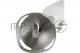 Блендер погружной Blackton Bt HB734SS White-gray, мощность 700 Вт, 2 скорости, режим турбо, скорость работы до 13 000 об/мин, S-образный нож, пластиковый корпус, длина электрошнура 1 м, напряжение 220-240 В, 50-60 Гц, защита от поражения электротоком