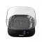 Кухонные весы Blackton Bt KS116 Black, сенсорное управление, LED-дисплей, 4 высокочувствительных датчика, выбор единиц измерения - грамм, фунт, унция, миллилитр, интервал измерения 1 г, максимальный вес 10 кг, функция вычета веса тары, индикация пере