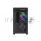 Корпус ПК без блока питания Case SAMA S50 Black, Midi-Tower, TG, 4x120mm ARGB, 2xUSB 3.0 + 1xUSB 3.2 Type-C, ATX, mATX, mITX Black