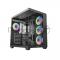 Корпус ПК без блока питания Case Ocypus Gamma C74 BK ARGB, Midi-Tower, TG, 4x120mm ARGB, 2xUSB-A 3.0 + 1xUSB-C 3.1, ATX, mATX, mITX Black