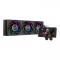 Система охлаждения Water Cooling System PCCooler DT360 Max ARGB Display BK (300W, 360mm, LED, Black, ARGB/ Fans: 3x120mm, 83CFM, 33.1dBA, 3000RPM/ Pump height 63mm, 15dBA, 2600RPM, Rad thickness 27mm/ S: 1851, 1700, 1200, 115X, AM5, AM4)
