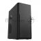 Корпус c блоком питания 600 Ватт Case Foxline FL-302-FZ600-U32 ATX case, black, w/PSU 600W, w/2xUSB2.0+2xUSB3.0, w/pwr cord, w/o FAN