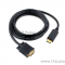 Кабель Cablexpert Кабель DisplayPort-VGA, 1,8м, 20M/15M, черный, экран, пакет (CCP-DPM-VGAM-6)