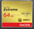 Флеш Карта CF 64GB SanDisk Extreme 120MB/s