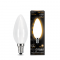 GAUSS Светодиодные лампы GAUSS 103201105 Светодиодная лампа LED Filament Свеча OPAL E14 5W 420lm 2700К 1/10/50