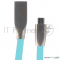Кабель USB 2.0 Cablexpert, AM/microB, серия Gold, длина 1м, синий, блистер