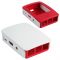 Корпус RA129 red-white для микрокомпьютера Raspberry Pi 3. ACD Red+White ABS Plastic case for Raspberry Pi 3