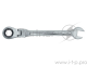 Ключ MATRIX 14865  комбинированный трещоточный 13мм CrV шарнирный зерк.хром professional