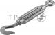 Зубр Талреп DIN 1480, крюк-кольцо, оцинкованный, кованая натяжная муфта, М10, ТФ5, 6 шт 4-304355-10