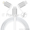 Кабель Crown USB - microUSB/USB Type-C/Lightning CMCU-3182 white