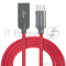 Кабель Crown USB - microUSB CMCU-3132M red