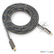 Кабель HDMI Cablexpert, серия Platinum, 4,5 м, v2.0, M/M, плоский, позол.разъемы, металлический корпус, нейлоновая оплетка, блистер (CC-P-HDMI04-4.5M)