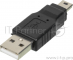 Переходник USB2.0 Ningbo mini USB B (m)/USB A (m)