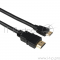 Кабель Exegate EX254073RUS Кабель HDMI to microHDMI (19M -19M) 1.8м Exegate