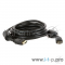Кабель HDMI / DVI 5bites APC-014-150 Кабель  HDMI M / HDMI M V1.4b, высокоскоростной, ethernet+3D, зол.разъемы, ферр.кольца, 15м.
