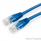 Патч-корд медный UTP Cablexpert PP10-0.5M/B кат.5e, 0.5м, литой, многожильный (синий)