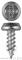 Зубр Саморезы для крепления листового металла, полуцилиндрическая головка, оцинкованные, 22000шт 4-300120-35-11