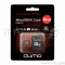 Карта памяти QUMO MicroSDHC 16GB Сlass 10 с адаптером SD, черно-красная картонная упаковка