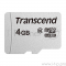 Флеш карта microSD 4GB Transcend microSDHC Class 10, (без адаптера), TLC