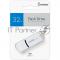 Флеш накопитель USB 2.0 Flash Drive 32GB Smartbuy Paean White (SB32GBPN-W)