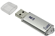 Внешний накопитель 8Gb USB Drive <USB2.0> Smartbuy V-Cut Silver (SB8GBVC-S)