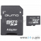 Карта памяти  Micro SecureDigital 32Gb QUMO QM32GMICSDHC10U1 {MicroSDHC Class 10 UHS-I, SD adapter}