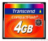 Карта памяти Compact Flash 4Gb Transcend (TS4GCF133) 133-x