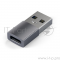 Адаптер Satechi USB Type-A to Type-C. Цвет серый космос.