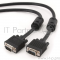 Кабель Gembird/Cablexpert CC-PPVGA-10, Кабель VGA Premium 15M/15M, 3.0м, белый, тройной экран, феррит.кольца