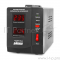 Powerman AVS-D Voltage Regulator 500VA, Digital Indication, 2x Schuko Outlets, 1m Power Cord, 230V, 1 year warranty, White