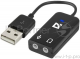 Кабель-переходник Defender / Аудиовход: 2 x 3.5 мм jack/ Аудиовыход: USB / встроенная звуковая карта.