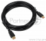 Кабель аудио-видео Buro HDMI (m)/HDMI (m) 3м. Позолоченные контакты черный (BHP HDMI V1.4 3M LOCK)