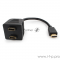Разветвитель Cablexpert DSP-2PH4-002 Разветвитель HDMI Cablexpert DSP-2PH4-002, HD19F/2x19F, 1 компьютер = 2 монитора, пассивный, Full-HD, 3D, 1.4v