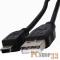 Кабель REXANT (18-1131-2) Шнур mini USB (male) - USB-A (male) 0.2M черный 