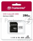 Флеш карта microSD 256GB Transcend microSDXC Class 10 UHS-I U3, V30, A1, (SD адаптер), TLC
