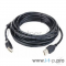 Кабель Gembird/Cablexpert CC-USB2-AMAF-6B USB 2.0 кабель удлинительный 1.8м AM/AF  ,черный, пакет 