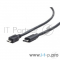 Кабель Cablexpert CCP-USB2-mBMCM-10 Кабель USB2.0 microBM/USB3.1TypeC, 3м, 