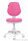 Кресло детское Бюрократ CH-W213/TW-13A розовый TW-13A (пластик белый)