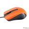 Perfeo мышь оптическая, RAINBOW, 3 кн, USB, 1,8м, чёрн-оранж [PF_3441]