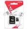 Флеш карта microSD 4GB Smart Buy  microSDHC Class 10 (SD адаптер)