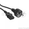 Кабель питания ExeGate Power PC-5P (Евровилка Schuko->С13) VDE-250V-3*1.0-CU, 10A, черный, 5м