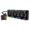 Жидкостная система охлаждения H360 Universal Platfrom PWM Single 5colors+ LED fan
