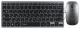 Набор Qumo Paragon K15/M21, беспроводной 2.4G, клавиатура + мышь, 400 mA