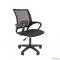 Офисное кресло Chairman 696 LT чёрное (Экокожа, пластик, газпатрон 3 кл)
